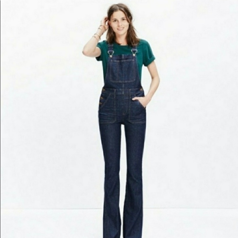 Madewell Flea Market Overalls Flare Size Small